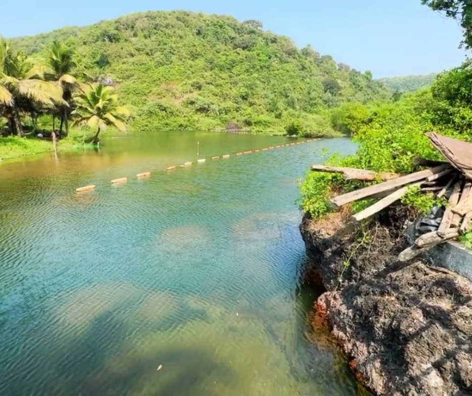 Paliem Sweet Water Lake near Arambol, Goa
