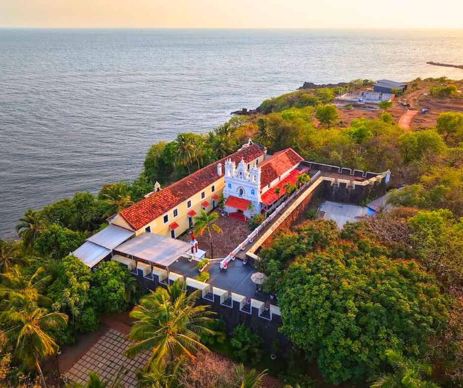 Tiracol Fort and North Goa views