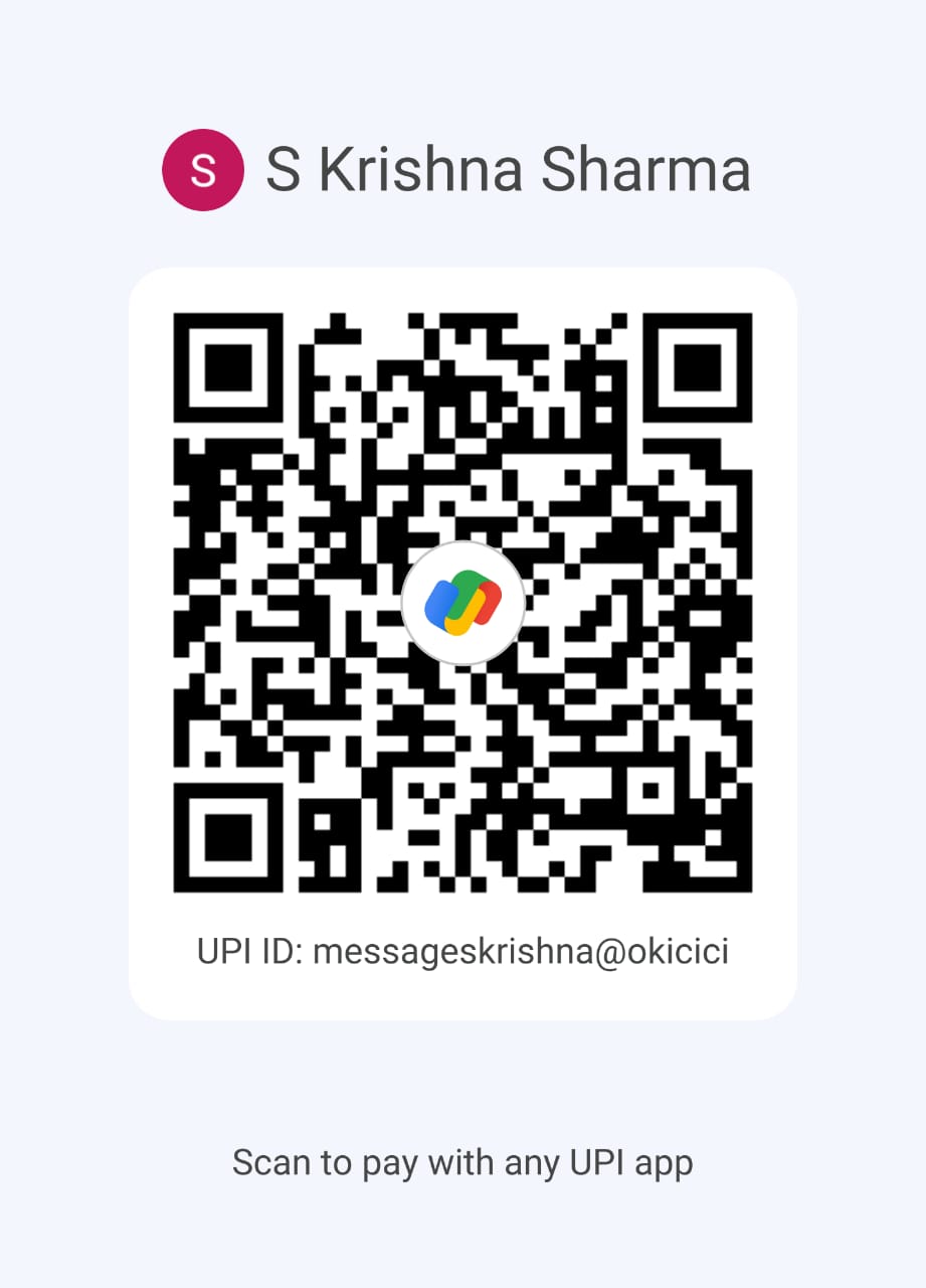 UPI QR code for payment within India at Rishikul Yogshala