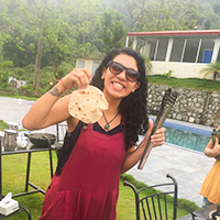 Healthy cooking at Rishikul Yogshala