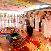 Satsang at Rishikul Yogshala