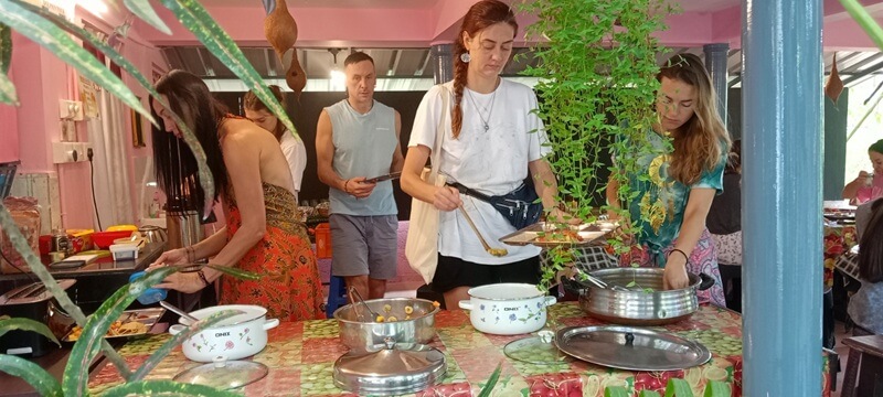 Food For 300 Hour YTTC At Rishikul Yogshala