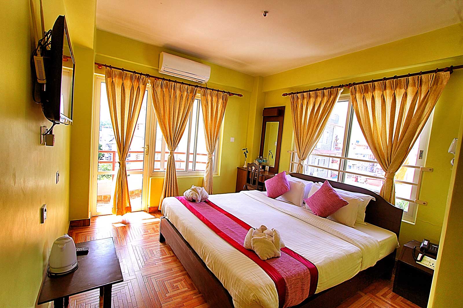 Accommodation for Yoga Retreat at Rishikul Yogshala in Nepal Accommodation for Yoga Retreat at Rishikul Yogshala in Nepal