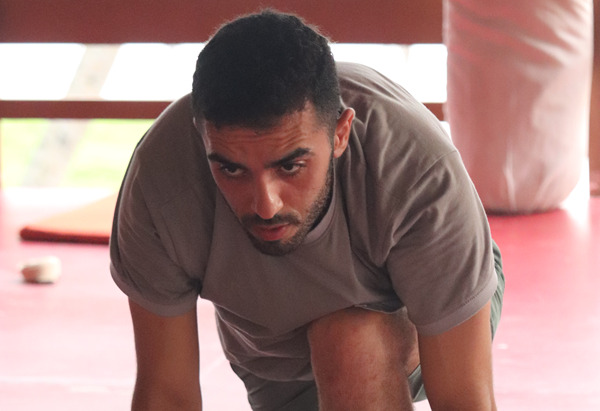 Student of Rishikul Yogshala Performing Yoga During 200 Hour Yoga Teacher Training in Nepal