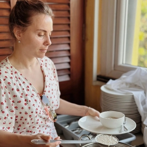 Coconut Chutney Served At Breakfast