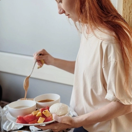 Healthy Yoga Meal at Rishikul Yogshala