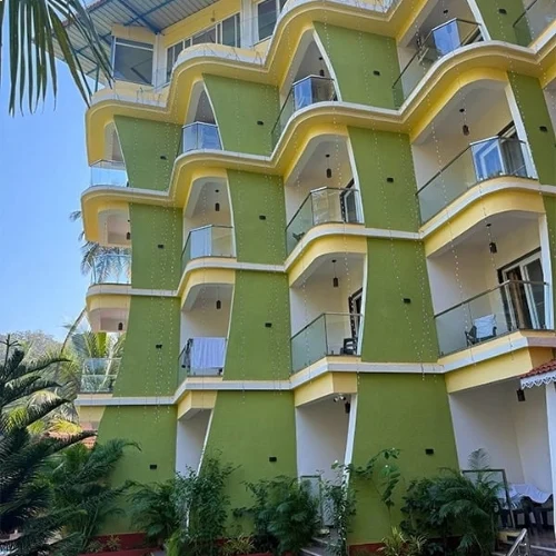 Yoga Accommodation Room at Rishikul Yogshala Goa