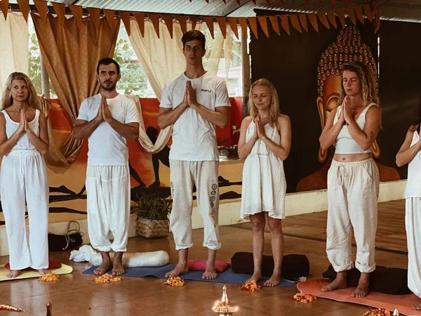 Group Photo of 200 Hour YTTC Students at Rishikul Yogshala