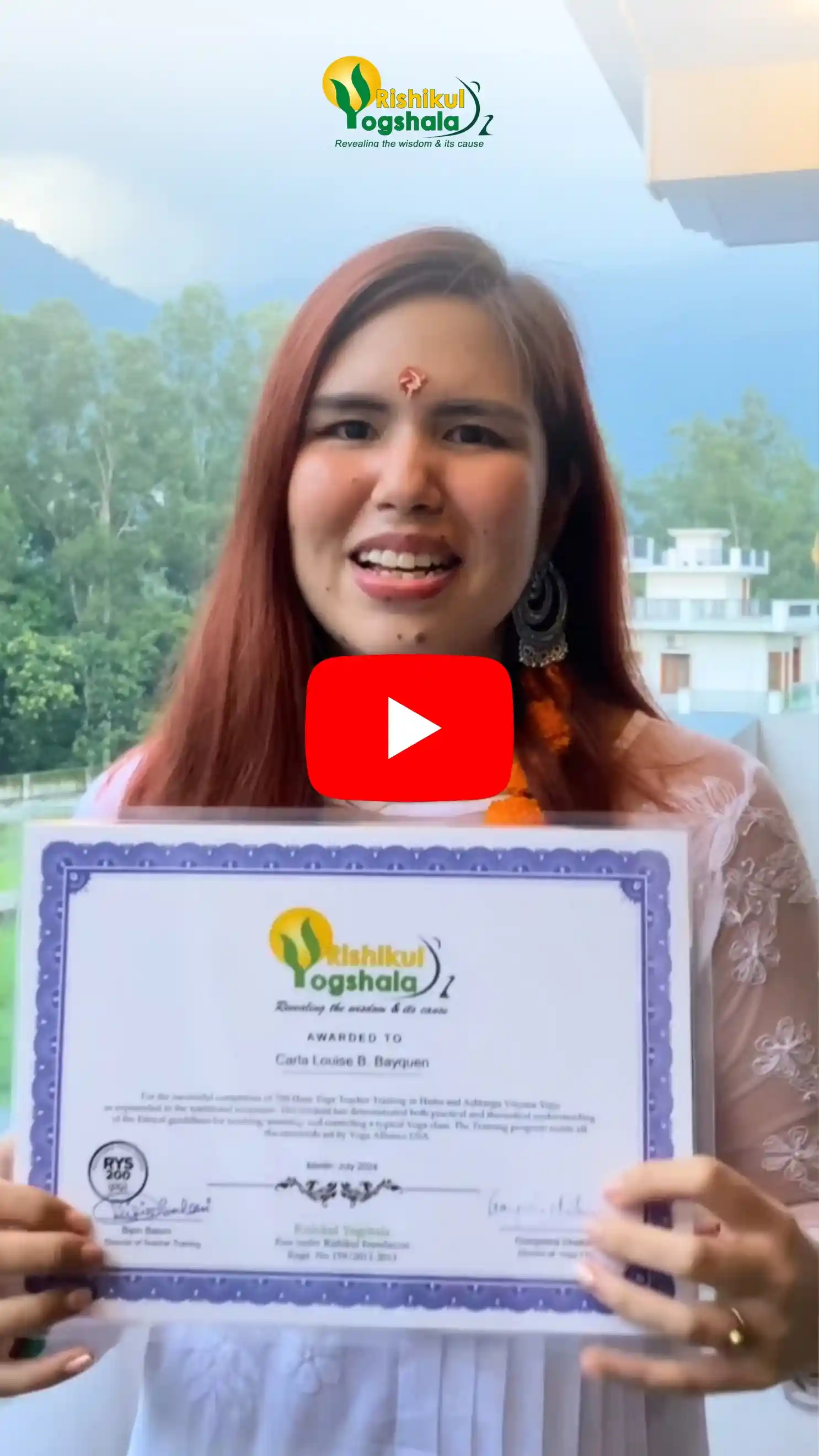 Student Review at Rishikul Yogshala