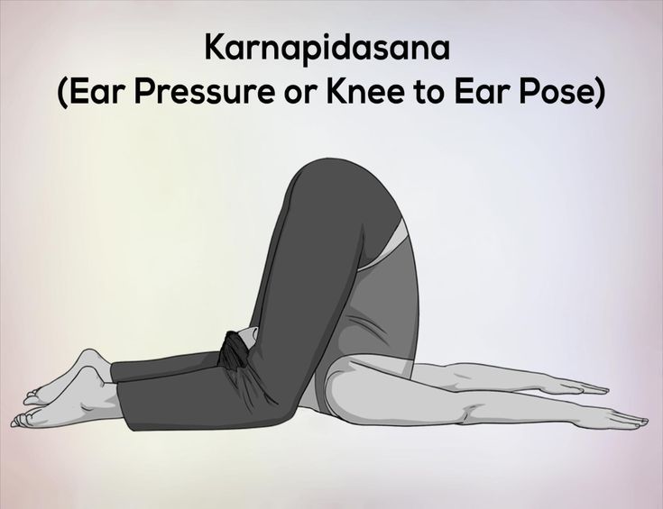 Karnapidasana (Knee to Ear Pose)