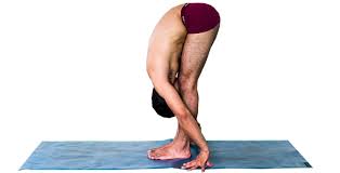 Step 3: Padahastasana or the Hand to Foot Pose