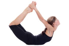 Dhanurasana - Bow Pose Yoga Woman performing Dhanurasana (Bow Pose)