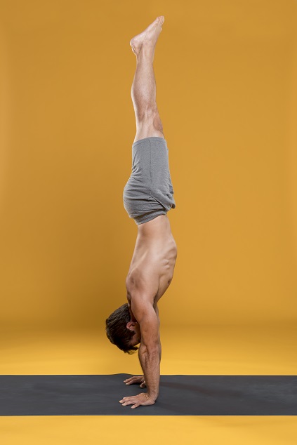 Downward Facing Tree Pose 