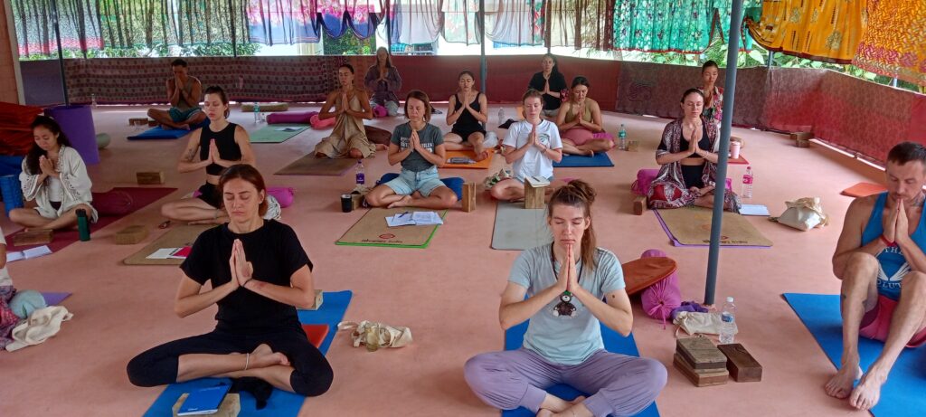 prayanama session during yttc 1