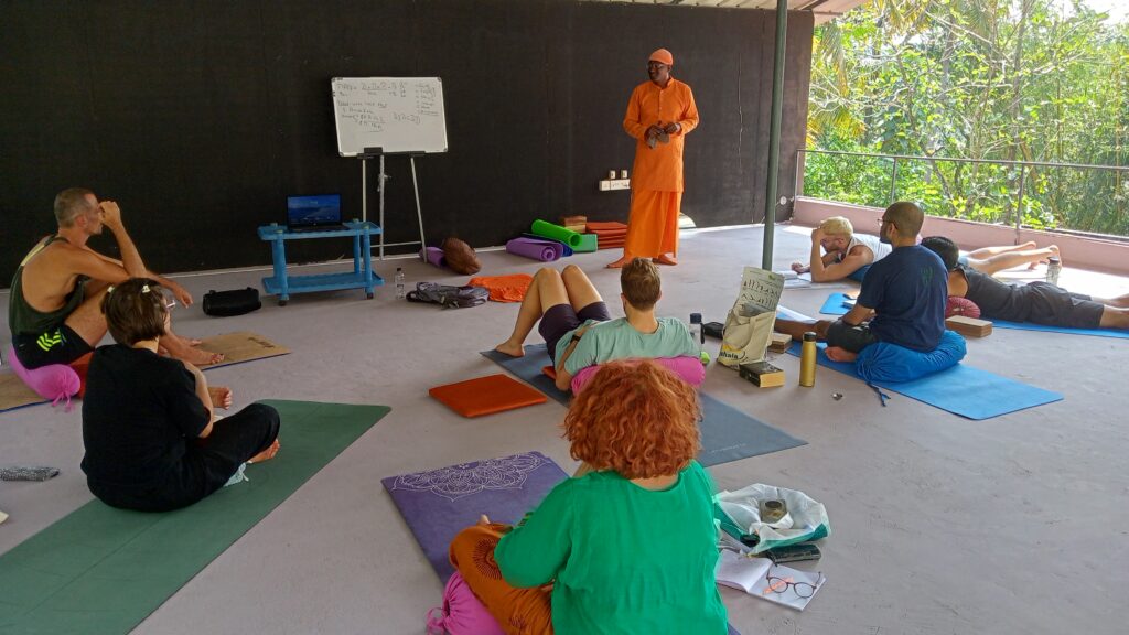 Student During the Session of Yoga Teacher Training