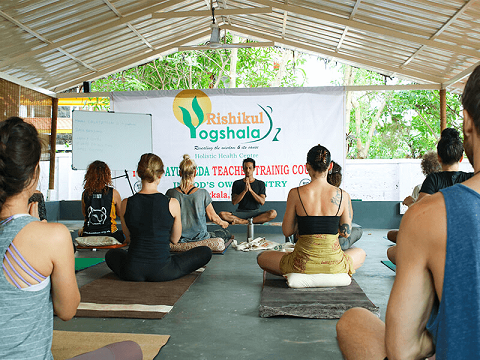 Student During Yoga Teacher Training Course