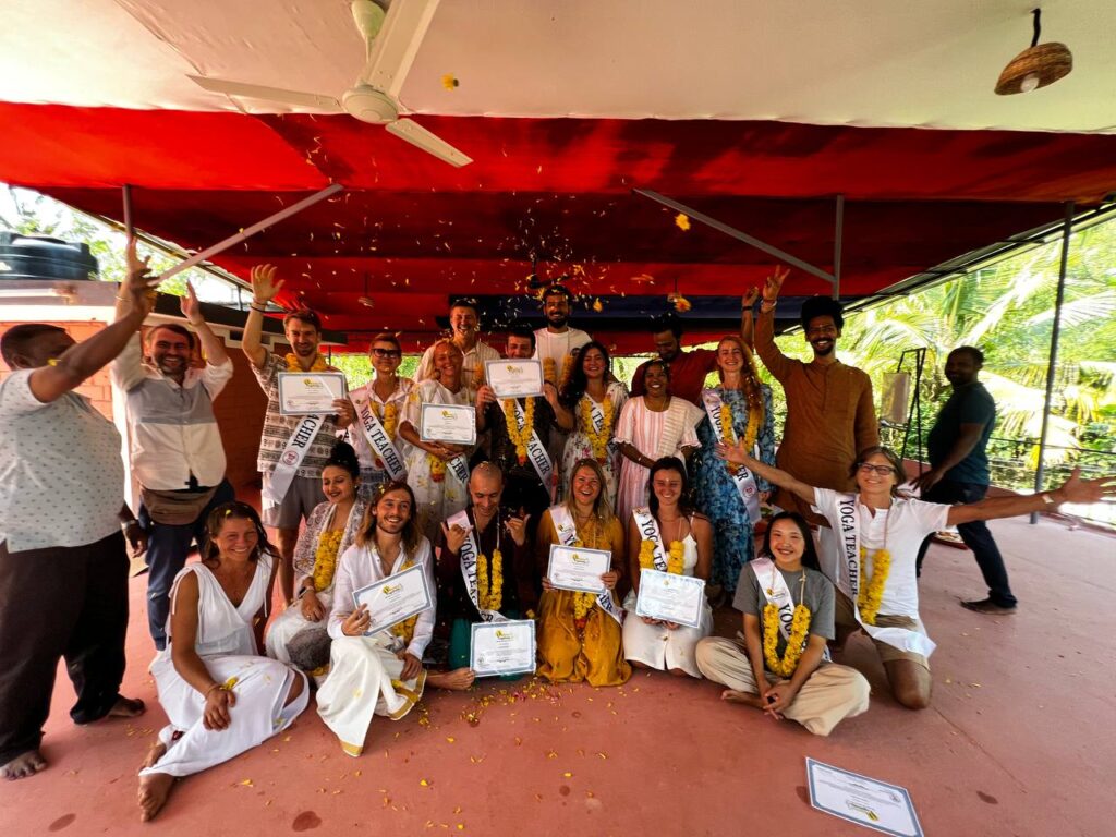 Student With 200 hours YTT Certificate at Rishikul Yogshala