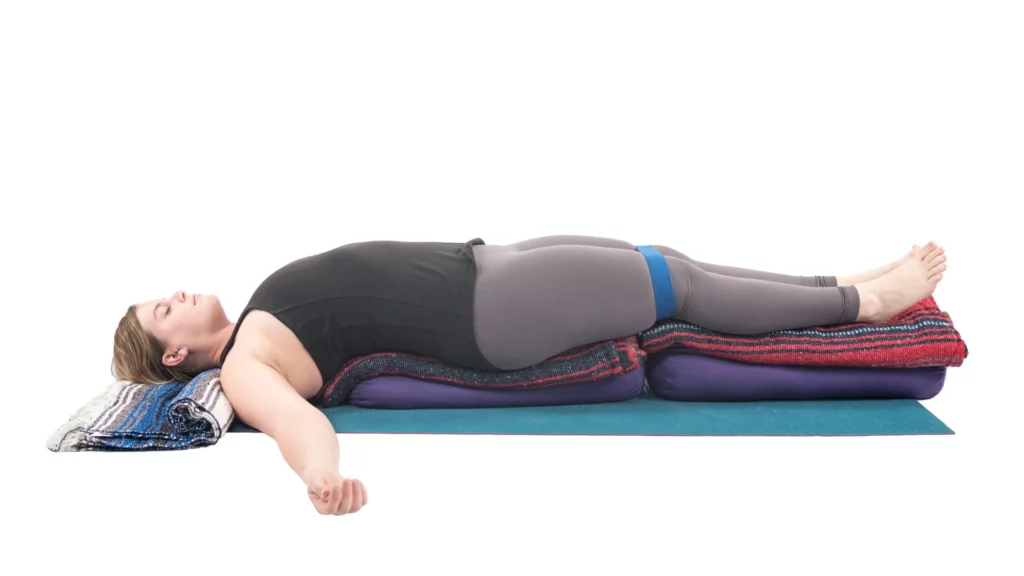 Setu Bandhasana to Strengthen the Back and Glutes Setu Bandhasana Using Yoga Props